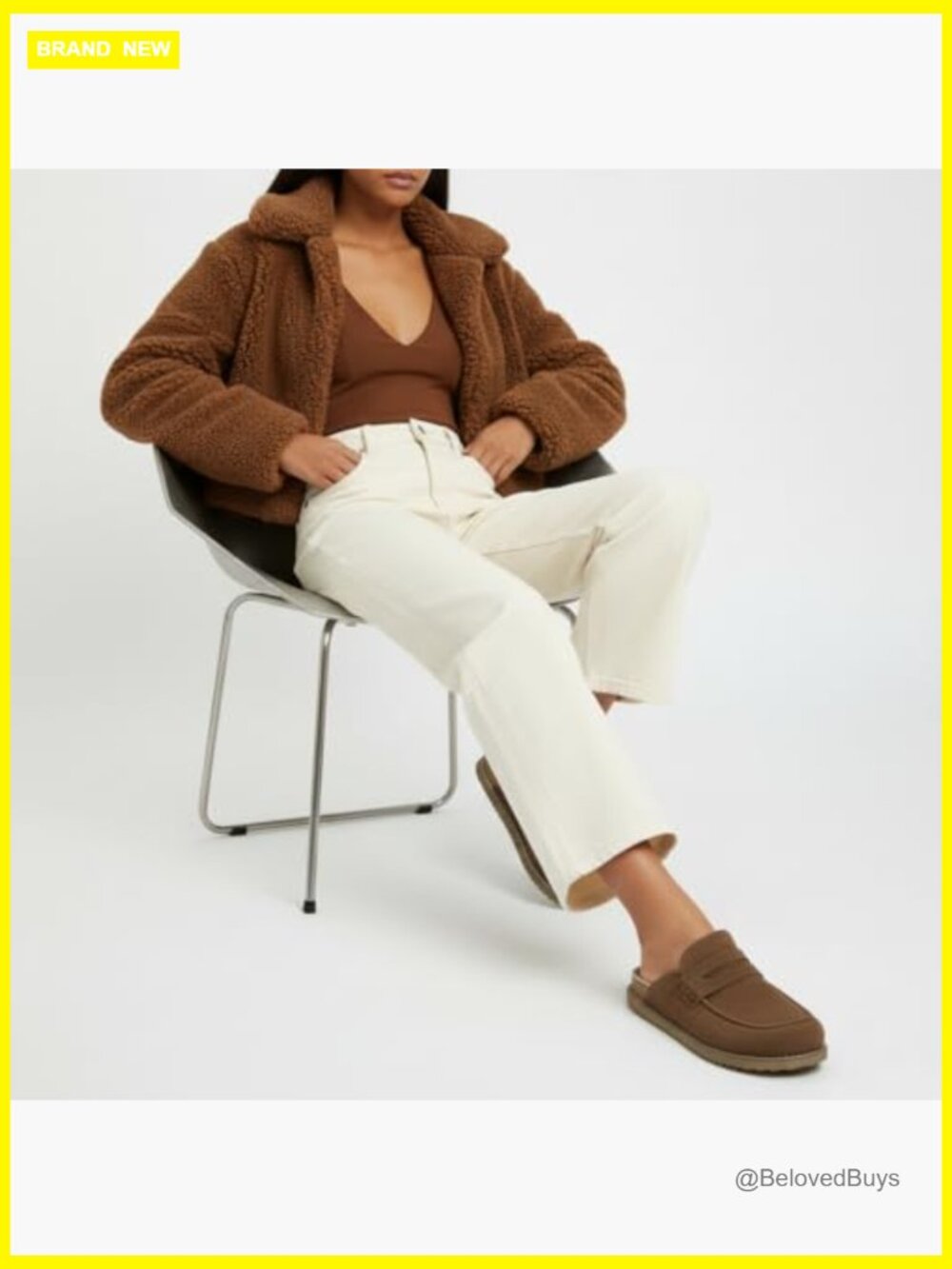 Penny Clog Mule Suede Slip-On Memory Foam Cork Footbed Flexible Outsole - Picture 6 of 7